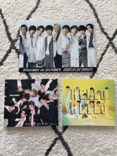 【セット売り】SnowManシングルCD•DVD2枚　クリアファイル1枚