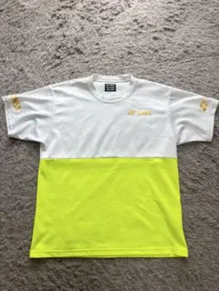 YONEX バドミントンシャツ ホワイト/イエロー