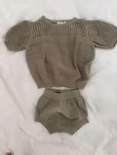 QUINCY MAE ニットセーターとショーツセット 12-18m