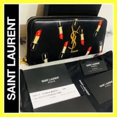 125,000円■箱つき■SAINT LAURENT サンローラン 財布 リップ