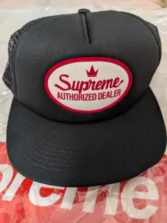 Supreme Authorized Dealer ブラック キャップ