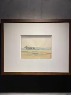 坂本繁二郎　筑紫五景　『榎寺神社』　木版画　錦絵 坂本繁二郎 筑紫五景 『神奏』 木版画 錦絵 美品 - メルカリ
