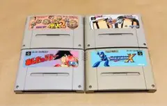 【スーパーファミコンソフト4本セット・任天堂・ファミコン】yhc