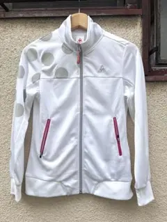le coq sportif ドット柄 トラックジャケット 白 M相当