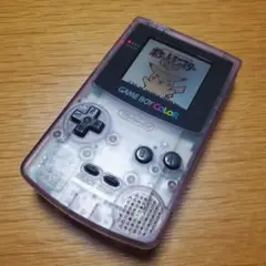 任天堂 ゲームボーイカラー CGB-001 クリアパープル