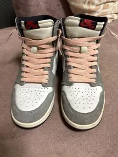 Nike Air Jordan 1 Black and Smoke Grey