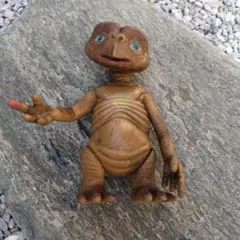 E.T. 　フィギュア　 約15cm　 茶色　レトロ　レア　希少　ビンテージ