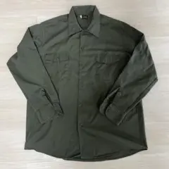 Leeカーキ長袖シャツmade in USA