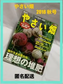 【匿名配送】 やさい畑 2018年 秋号