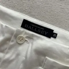 BALLSEY☆38Ｍ　サブリナパンツ白　ホワイト
