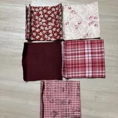 YUWAカットクロス5種類　はぎれ