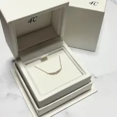 【美品・箱付き】4°C K10ピンクゴールド ネックレス