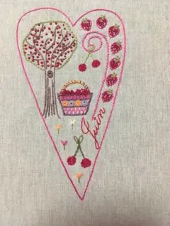 フランス刺繍キット完成品　セット出品