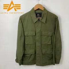 ALPHA INDUSTRIES ミニタリー シャツ ジャケット サイズL