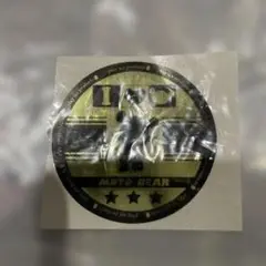 MUTO BEAR ステッカー 黒金