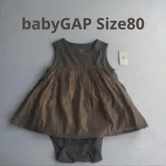 新品タグ付きbabyGAP スリーブレス ワンピース サイズ80