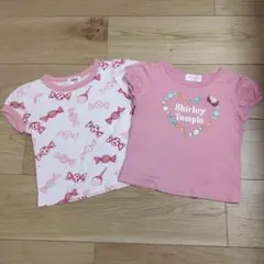 【美品】シャーリーテンプル　キャンディ　Tシャツ　２点セット　100