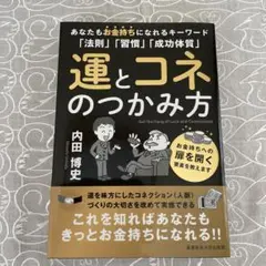 【新品未読品】運とコネのつかみ方 内田博史著