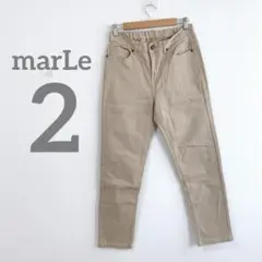 【marLe】チノパン　ベージュ　ストレッチ有り　サイズ2 M