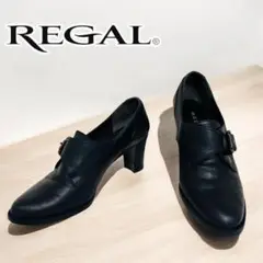 美品 REGAL シングル モンクストラップ ブーティー パンプス 23cm