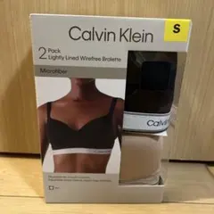 Calvin Klein 2 Pack Lightly Lined Bra S
