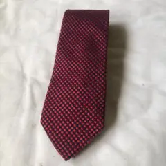 JOSE ALTUR　ネクタイ　ドッド柄　レッド　ブラック