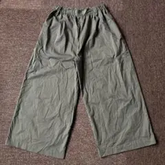 ハートマーケット ワイドパンツ カーキ レディース 古着