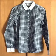 アースミュージックアンドエコロジー　長袖　チェック　シャツ　ブラウス　earth