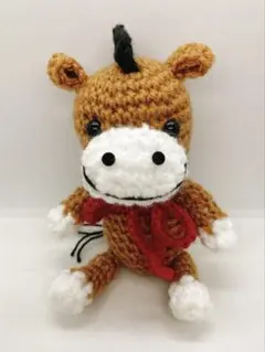 ハンドメイドあみぐるみ　馬