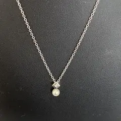 TASAKI 田崎　タサキ　ネックレス　パール　一粒　シルバー 3.5mm
