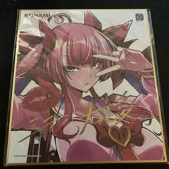 麻雀ファイトガール　ミツモト・ダイア ミニ色紙