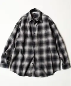 FREAK’S STORE リラックスフィット オンブレチェック ネルシャツ