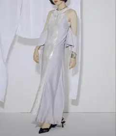【新品未使用品】　Ezick Jacquard line キャミワンピース