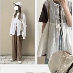 新品　しまむら choco シアーティアードベスト