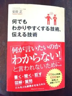 何でもわかりやすくする技術、伝える技術　安田正　コミュニケーション技術