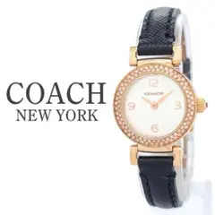 ✨新品電池✨COACH コーチ ラインストーン 純正ベルト レディース 腕時計