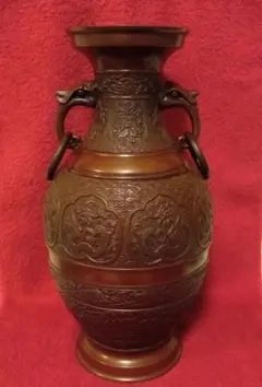 中国古玩 美術 銅製 壺