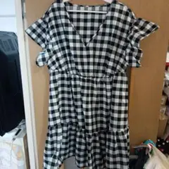 新品★ギンガムチェックが可愛い♪ワンピース