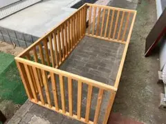 木製 無垢材 ベビーサークル 赤松 DIY 千葉市 引き取り