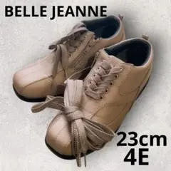 未使用　BELLE JEANNE ベルジーニ 撥水幅広4E ウォーキングシューズ