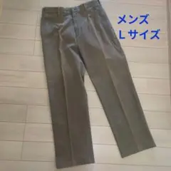 ブラウン ボトムス　ストレートパンツ　股下73cm裾上げ