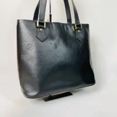 【美品】ルイヴィトン トートバッグ ヒューストン ヴェルニ ブラック 4L9