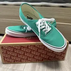[新品]28cm VANS authentic peppergreen 緑