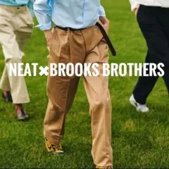 NEAT Brooks Brothers THOMPSON navy 34 新品 Brooks Brothersの名品『THOMPSON』をNEATが復刻