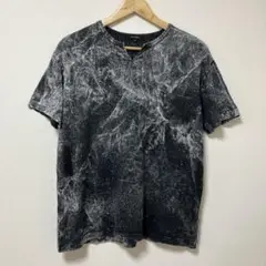 日本製　TR’COMPO tシャツ TR Compo ペイント　夏　ブラック
