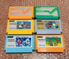 【FCソフト6本セット・任天堂・ファミコン】aic