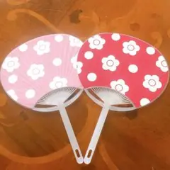 夏限定!!MARY QUANT団扇＆大丸パンダ団扇