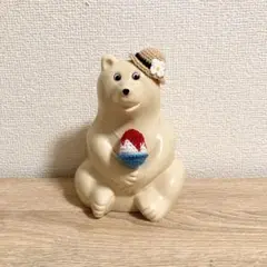しろくま貯金箱　かき氷　いちごセット