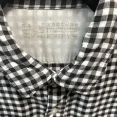 【再値下げ】無印良品　チェック柄 長袖シャツ Lサイズ
