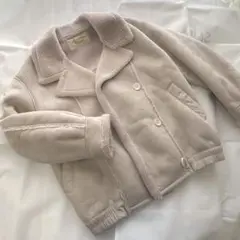 【値下げ】フェイクムートンブルゾン